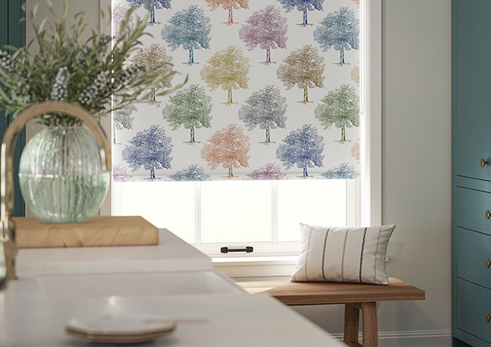 Vintage Tree, Multi - Twist&Fit Roller Blind - Image 5
